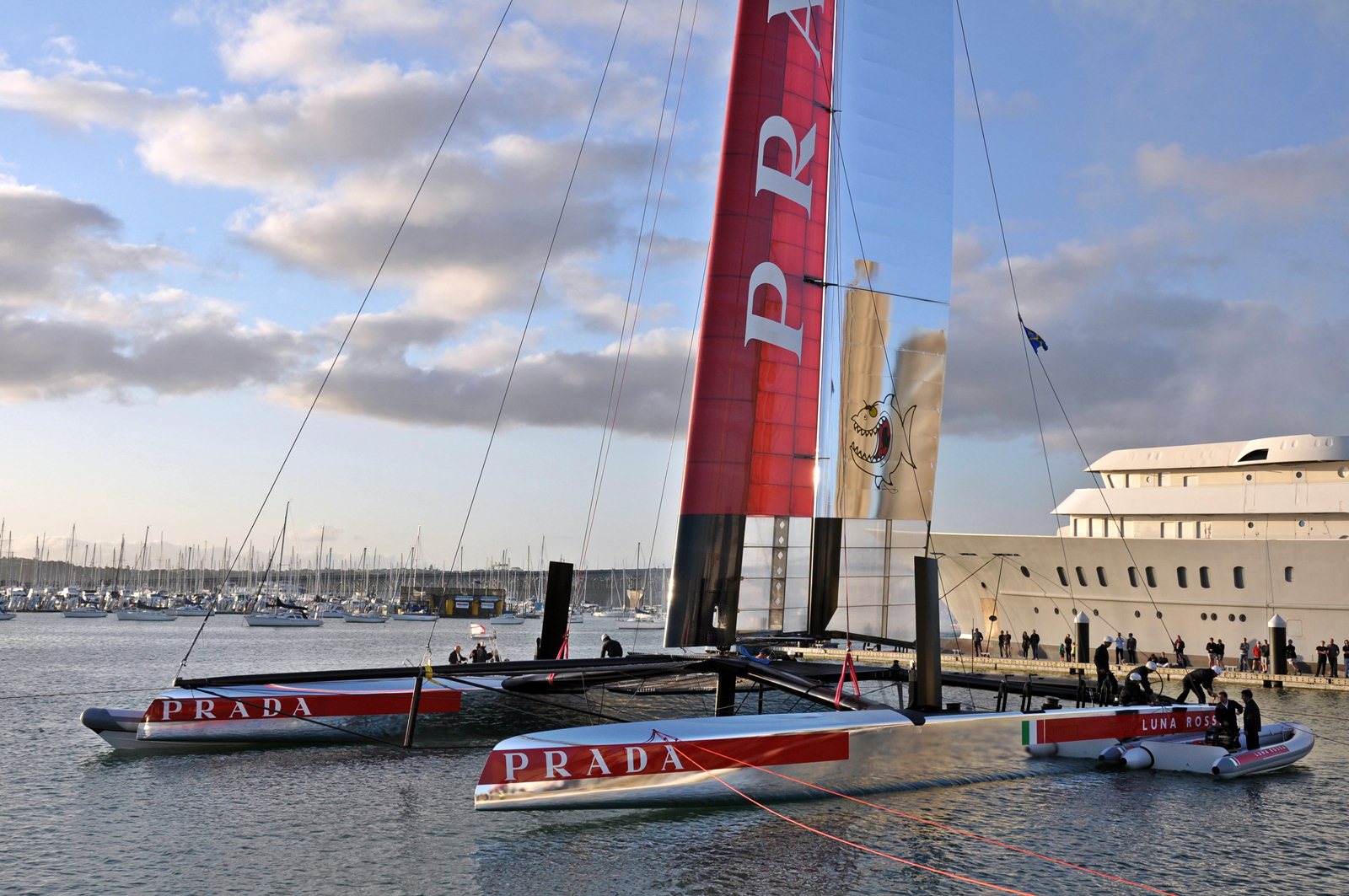 Coppa America: c’è la spy story, Oracle spia Luna Rossa a Auckland