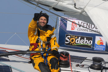 Vendée Globe: Alessandro Di Benedetto a Les Sables